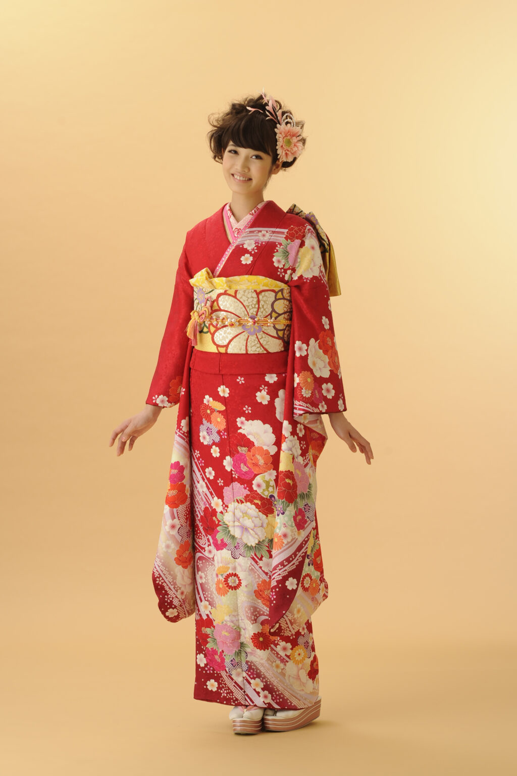 303正絹振り袖古着